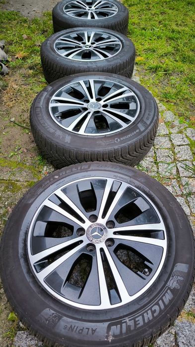 225/55/17 koła zimowe Mercedes e klasa w213 212  super stan!!