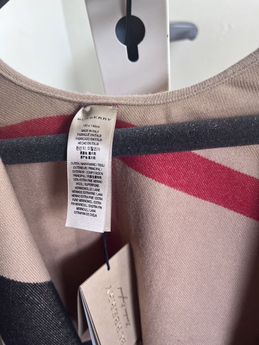 Poncho Burberry Camel