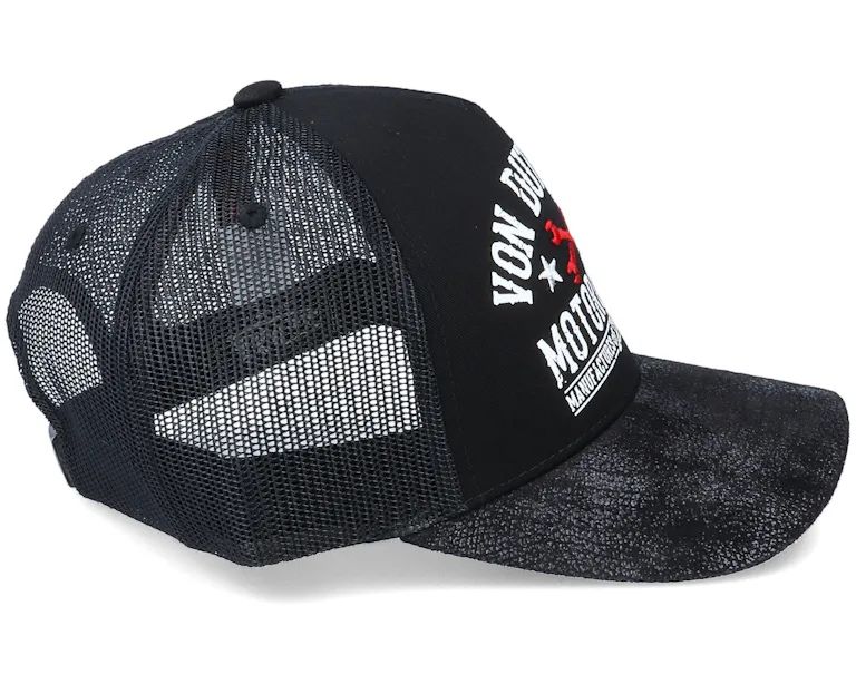 Boné Motorcycles Black Trucker - Von Dutch