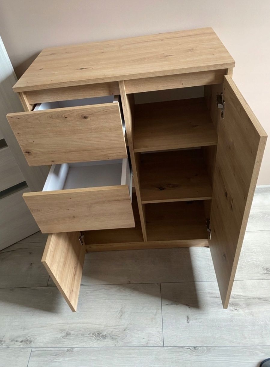 Komoda z szufladami kolor dąb artisan 70x97x40