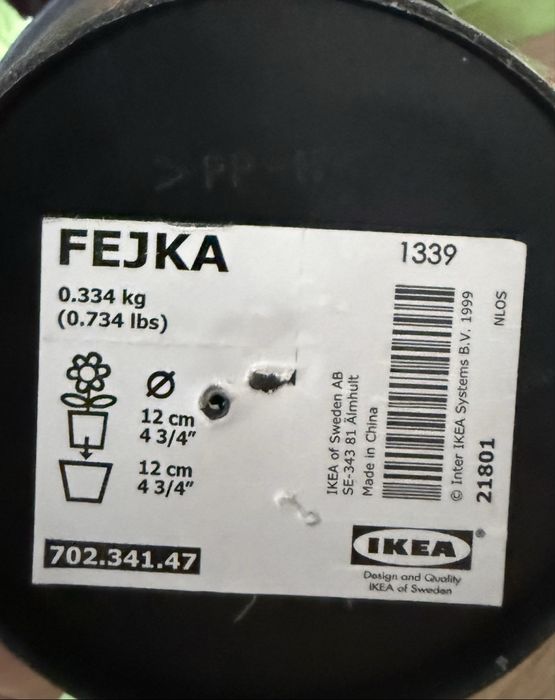 Sztuczne stolrotki w doniczce, 3 sztuki, fejka Ikea