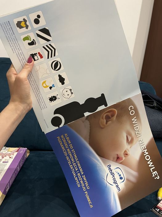 Ksiazeczki kontrastowe plansze czuczu harmonijki zabawki dla niemowlak