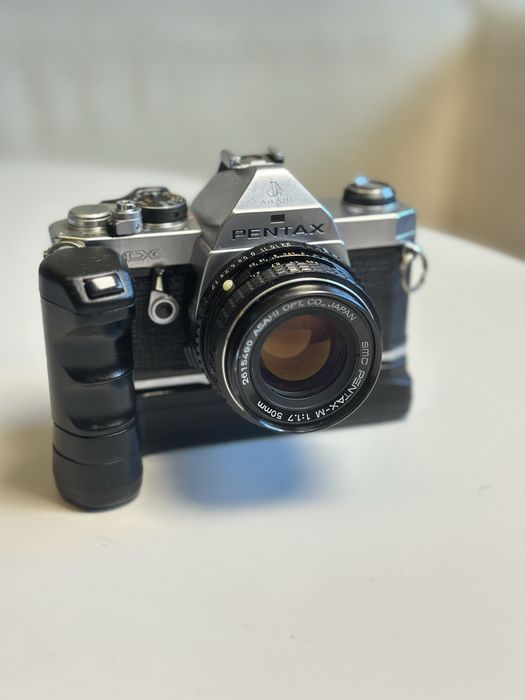 Pentax MX 50mm f1.7 aparat analogowy tradycyjny