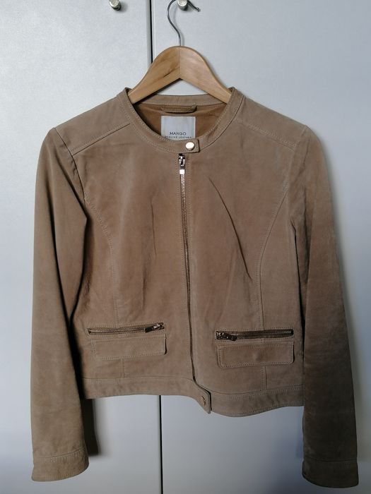 Casaco em pele genuina