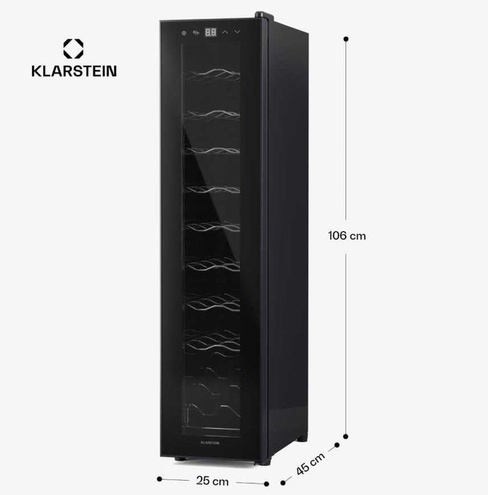 Lodówka do wina, winiarka 18But. Klarstein   S-257