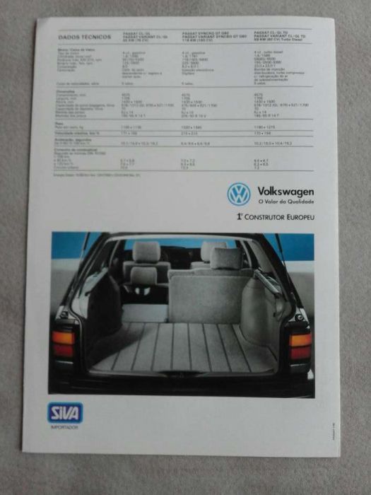 Catálogo de Stand VW Passat