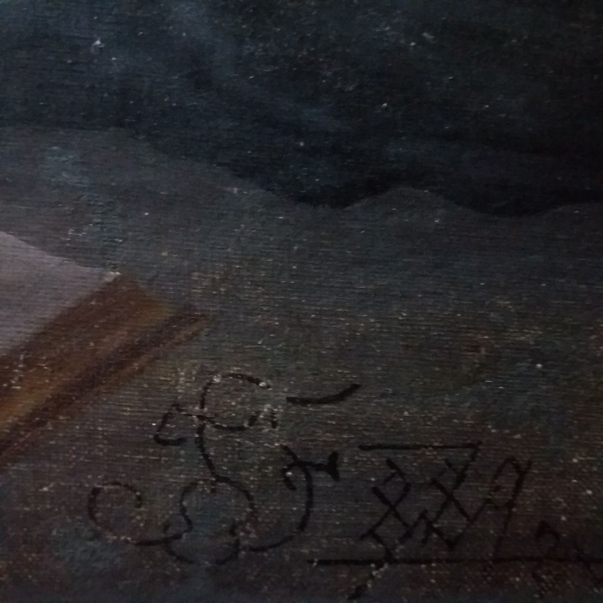 старовинна підписна велика ікона, Покрова, внизу дата і підпис   10