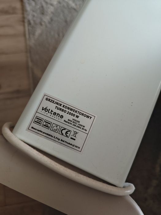 Grzejnik konwektorowy volteno 2000w