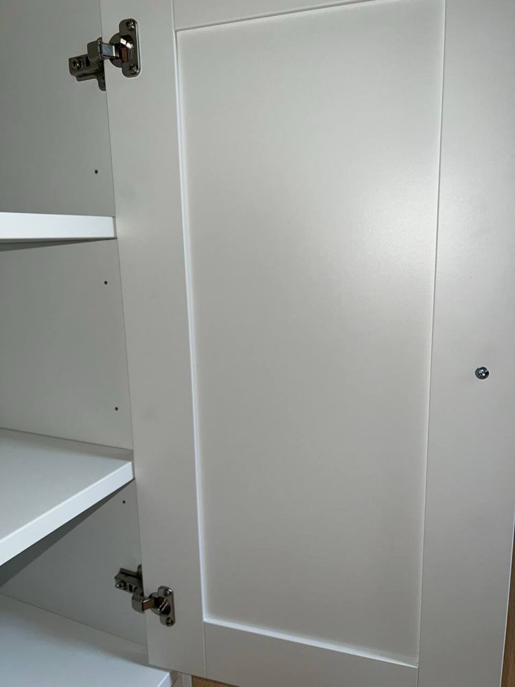 IKEA ІДЕАЛ ТОРГ Шафа HAUGA ХАУГА, білий, 70x116 см