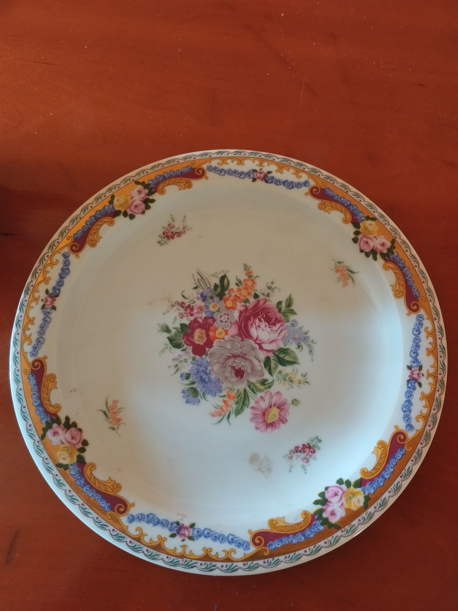 Bule floral vintage LG porcelaine