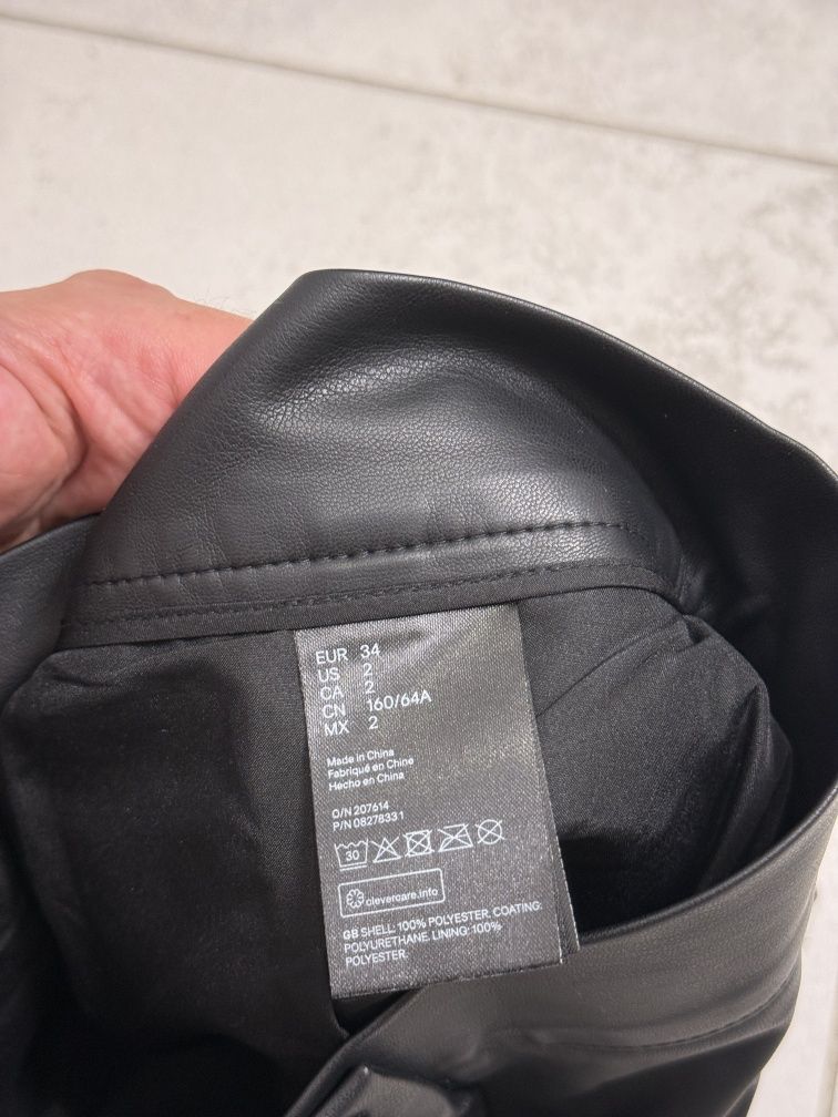 ala' skórzana spódnica xs H&M