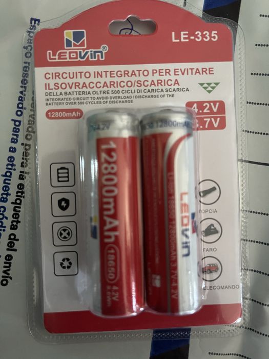 Bateria 18650 ultra potente