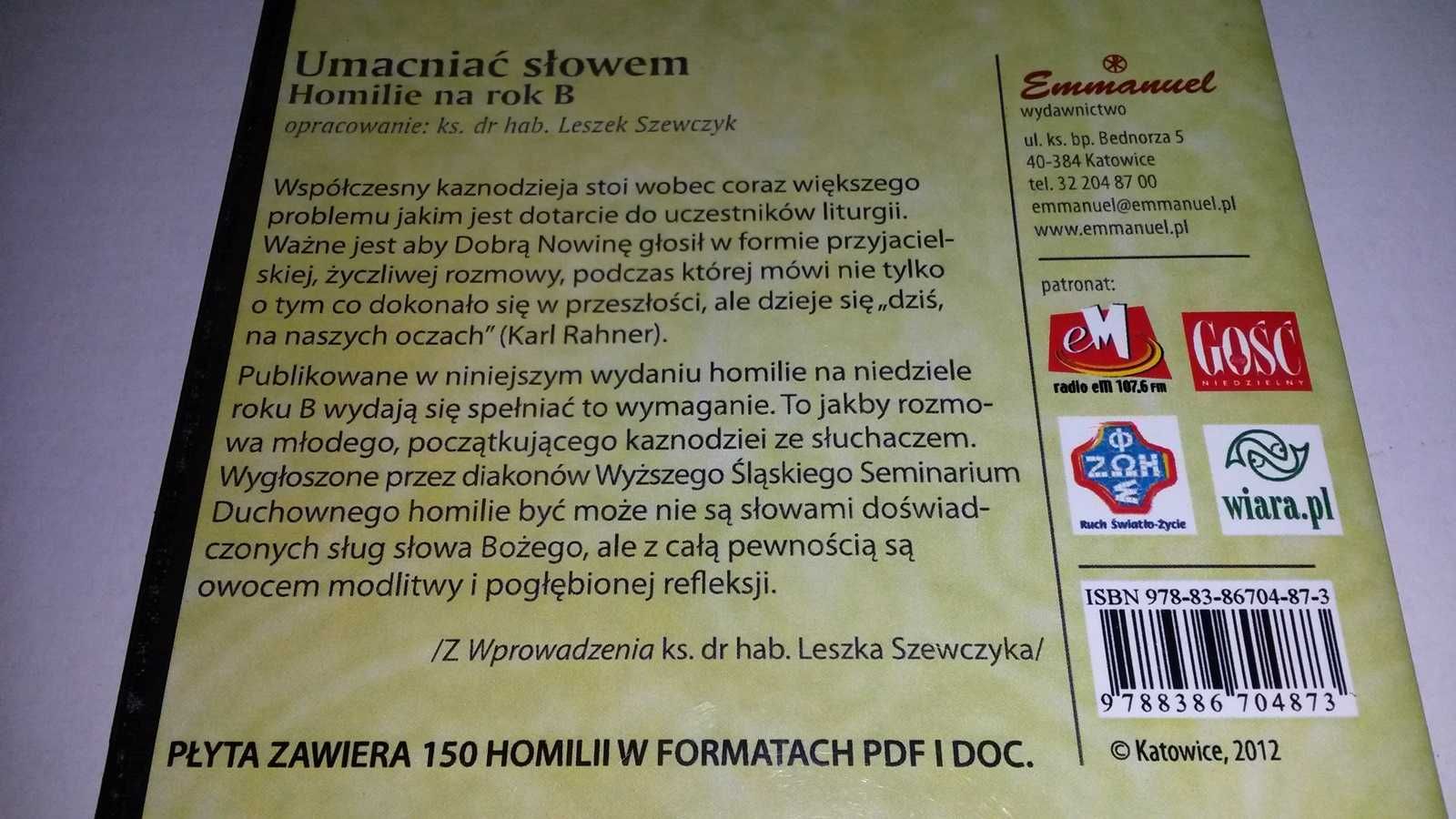 Umacniać słowem Homilie na rok B