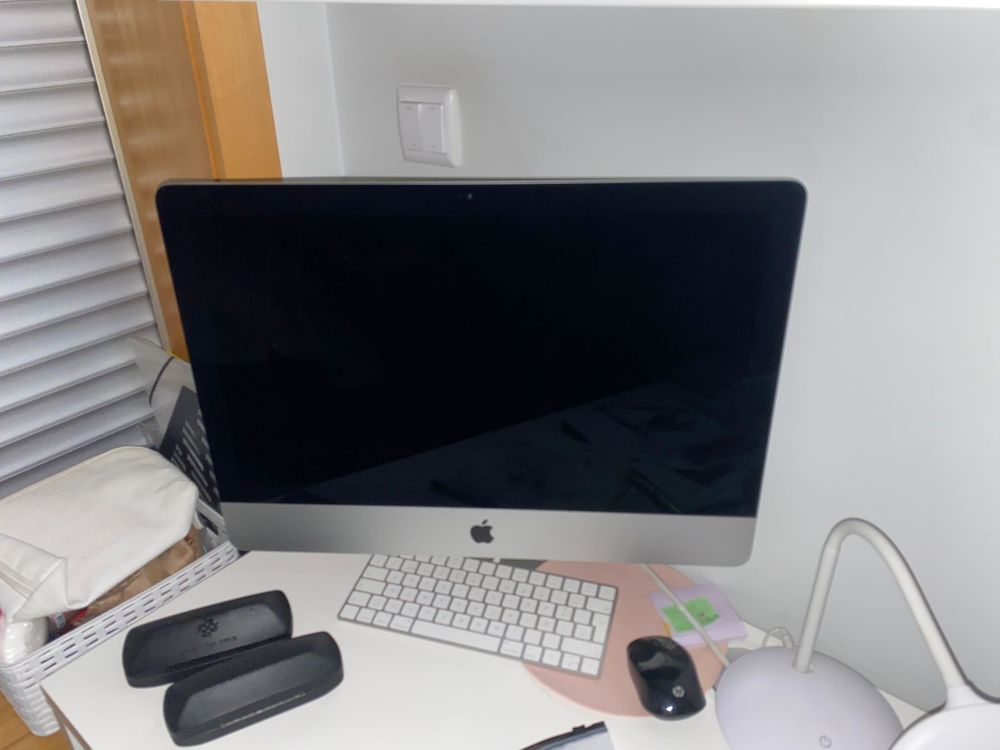 Mac, teclado e rato