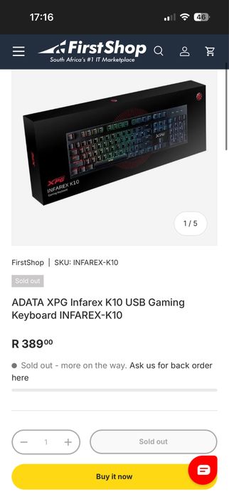 Клавіатура hpg inf arex ka10