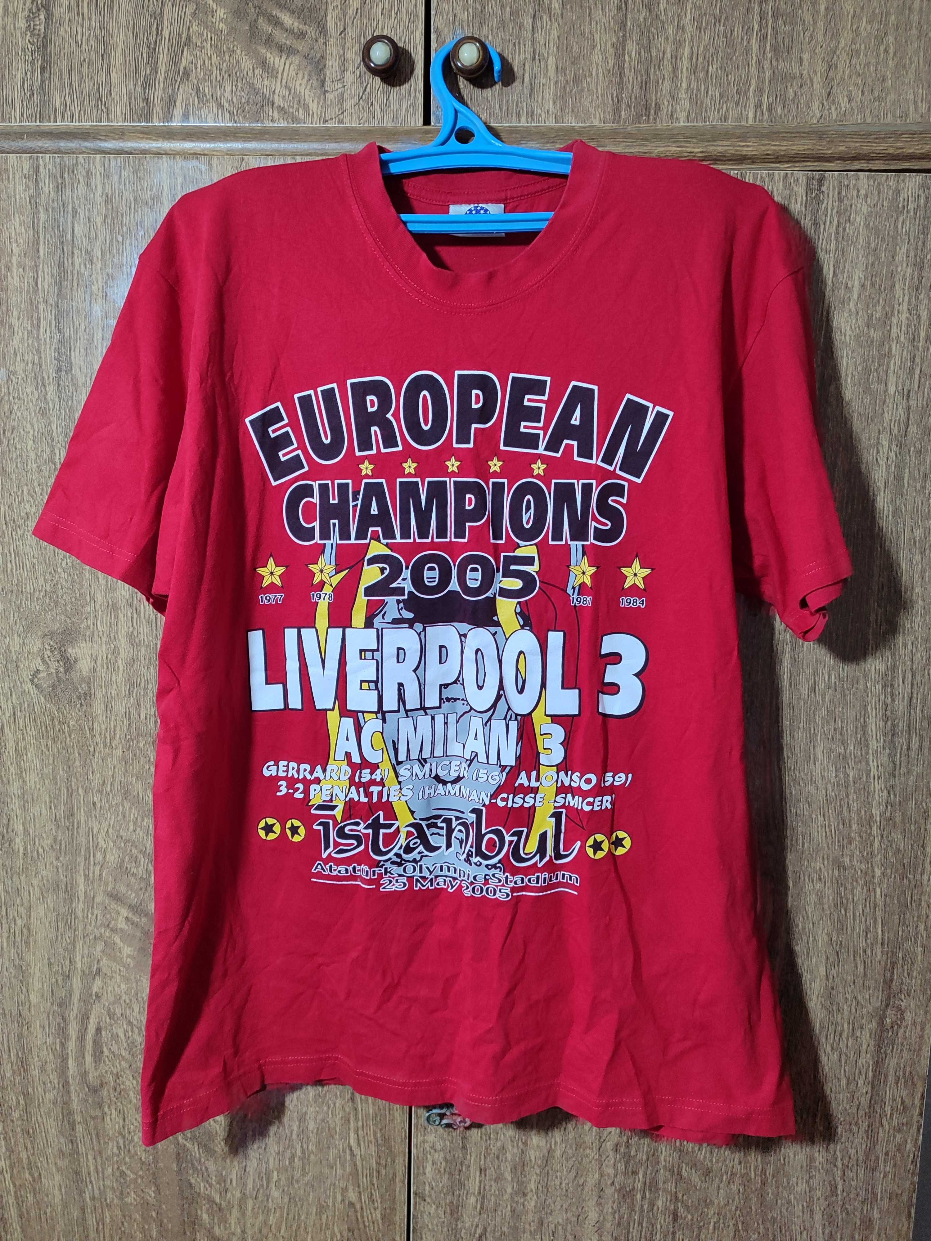 Футболка Ліверпуль переможець Ліги Чемпіонів Liverpool 2005 розмір M/L