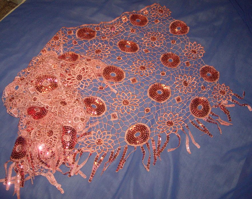 Нарядный шарф-накидка