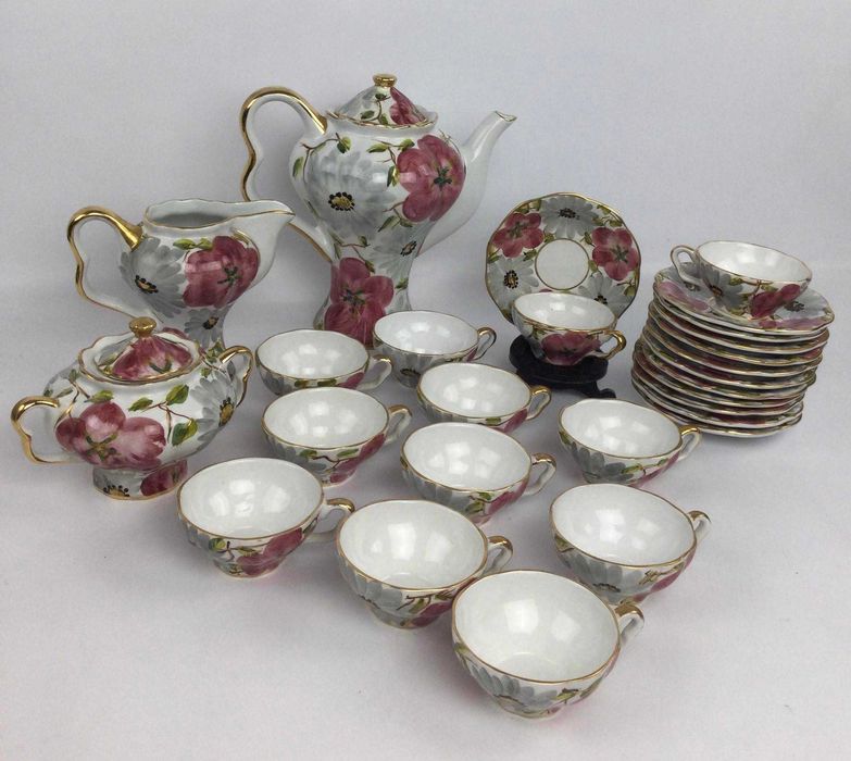 Serviço de chá completo da antiga fábrica TREMEZ Portugal