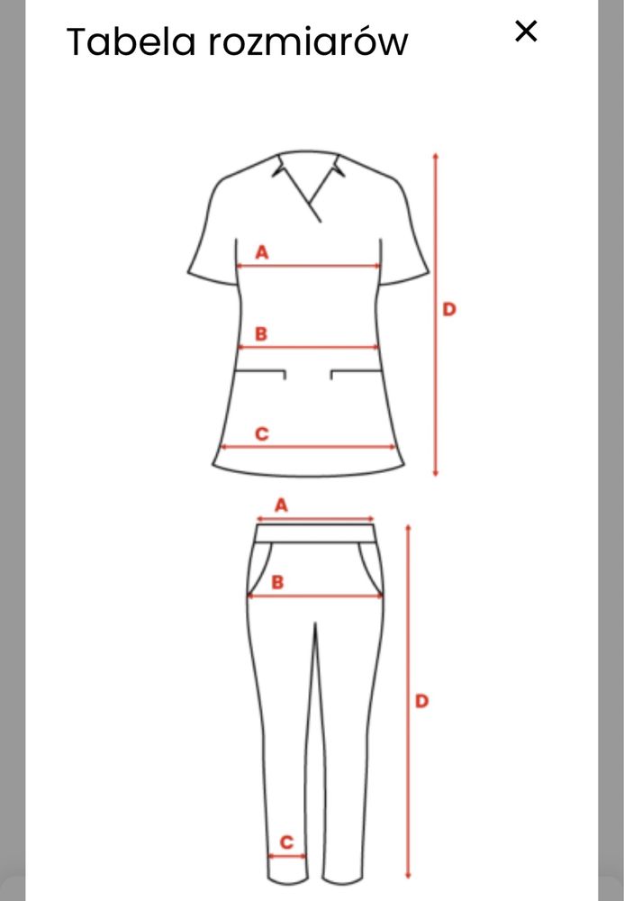 medyczny damski s 36 Scrubs moodsy uniform odzież medyczna robocza