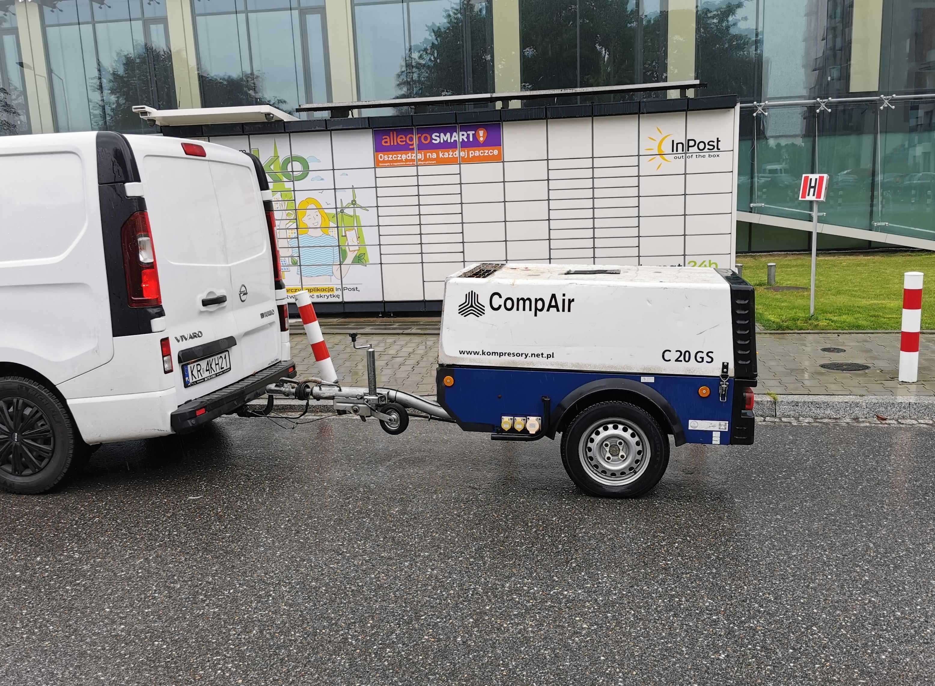 Compair C20  GS Sprężarka śrubowa kompresor spalinowy 11 bar