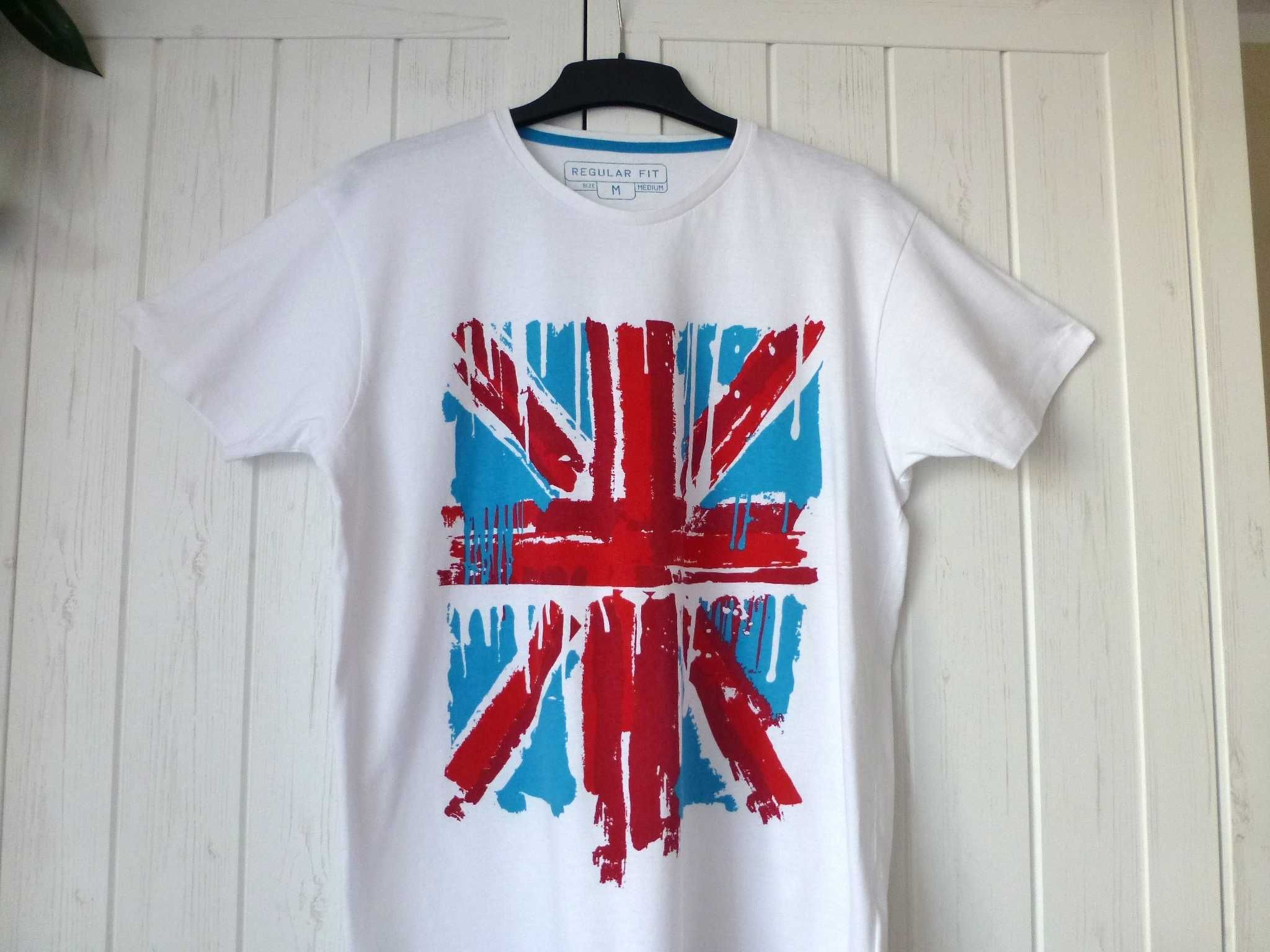 Cedar Wood State męski T-Shirt flaga Union Jack M