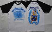 Metallica Ride The Lightning Oryginał Official Koszulka Baseball Shirt