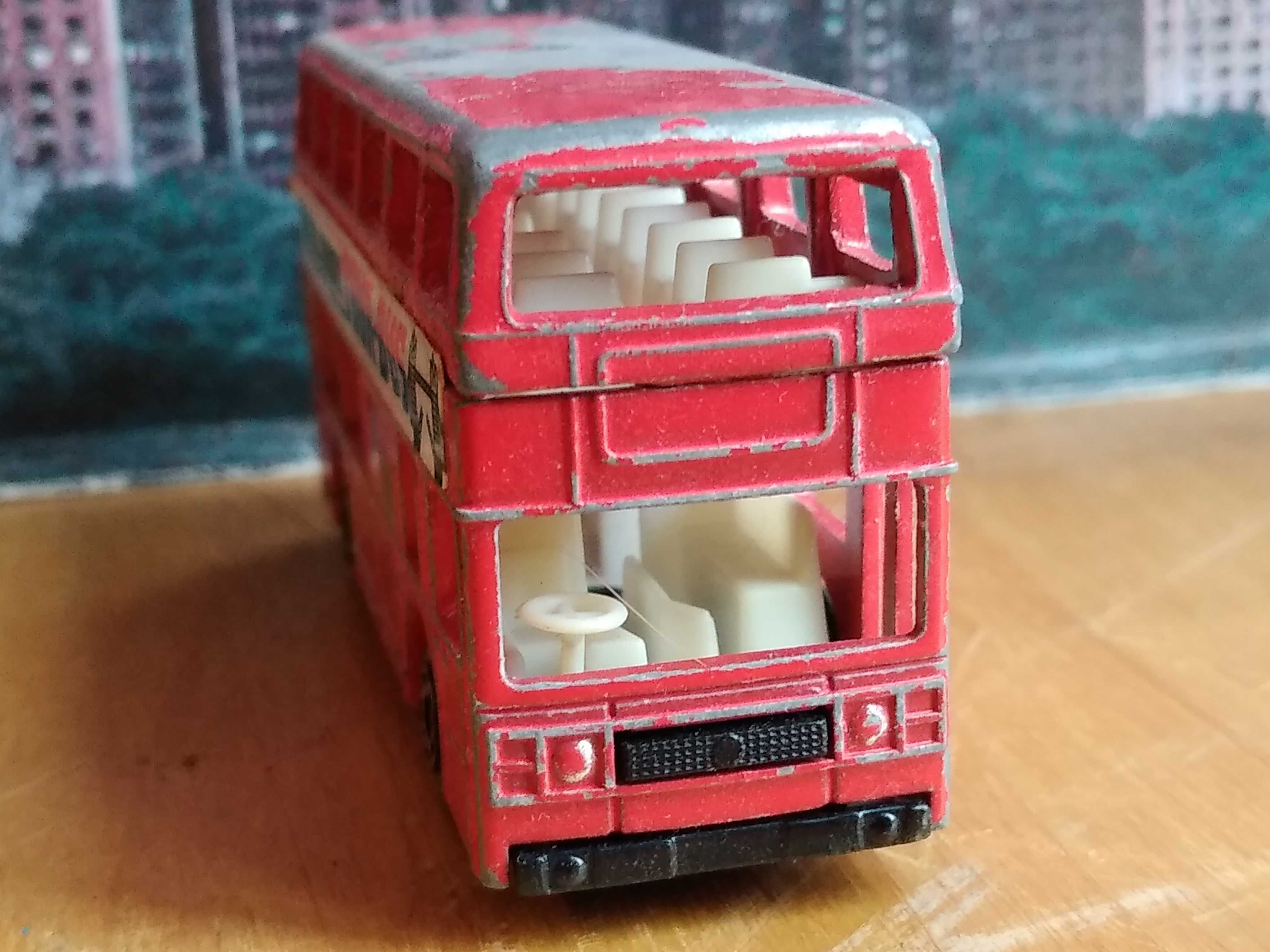 Stary Matchbox resorak autko London Bus Leyland Man model 1981