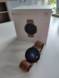 Smartwatch HUAWEI Watch GT2 elegant 42mm złoty damski - super stan