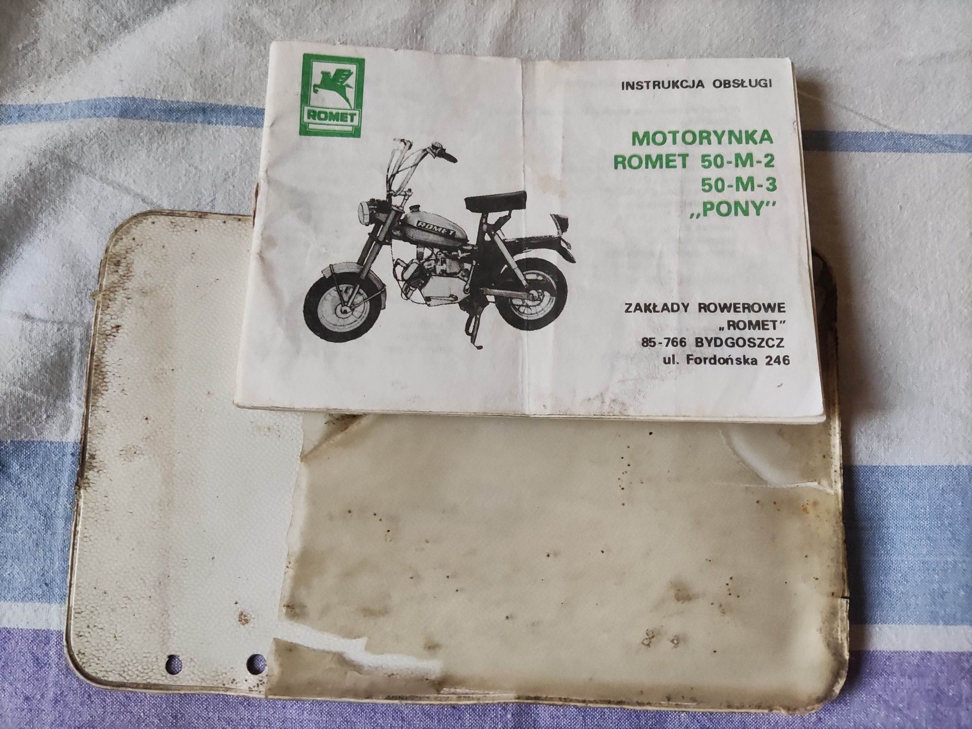 Motorynka instrukcja obsługi Predom Romet M2, M3 + Etui
ORGINAŁ