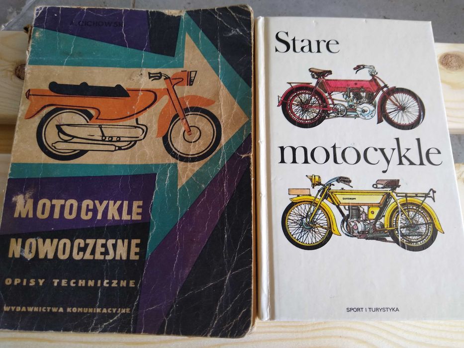 Stare motocykle nowoczesne motocykle książki.