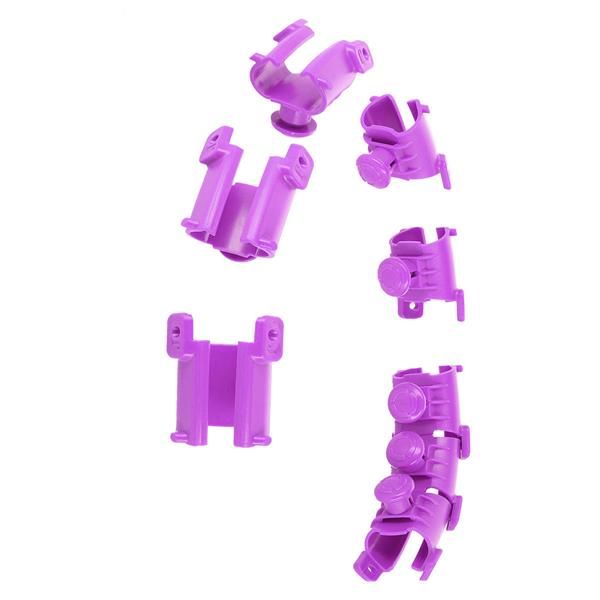 hhw12 plus size hula hop violet z wypustkami i obciążnikiem hms