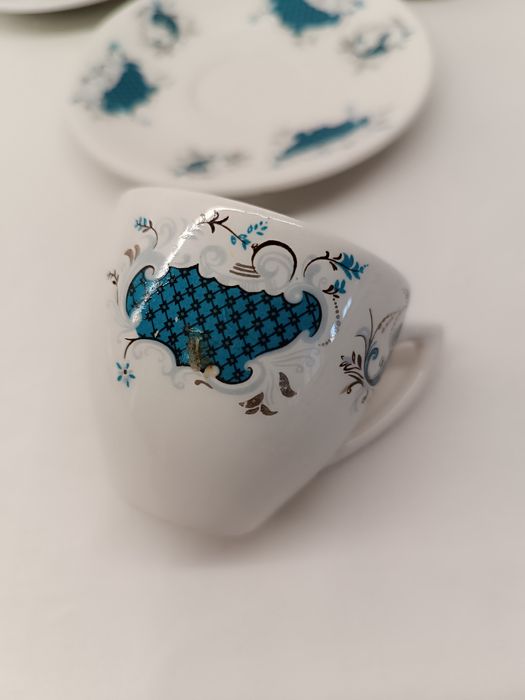 Conjunto Antigo 3 Chávenas e 3 Pires Café da Cesol