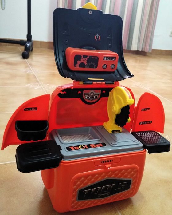 Mala Ferramentas Criança Brinquedo Antigo