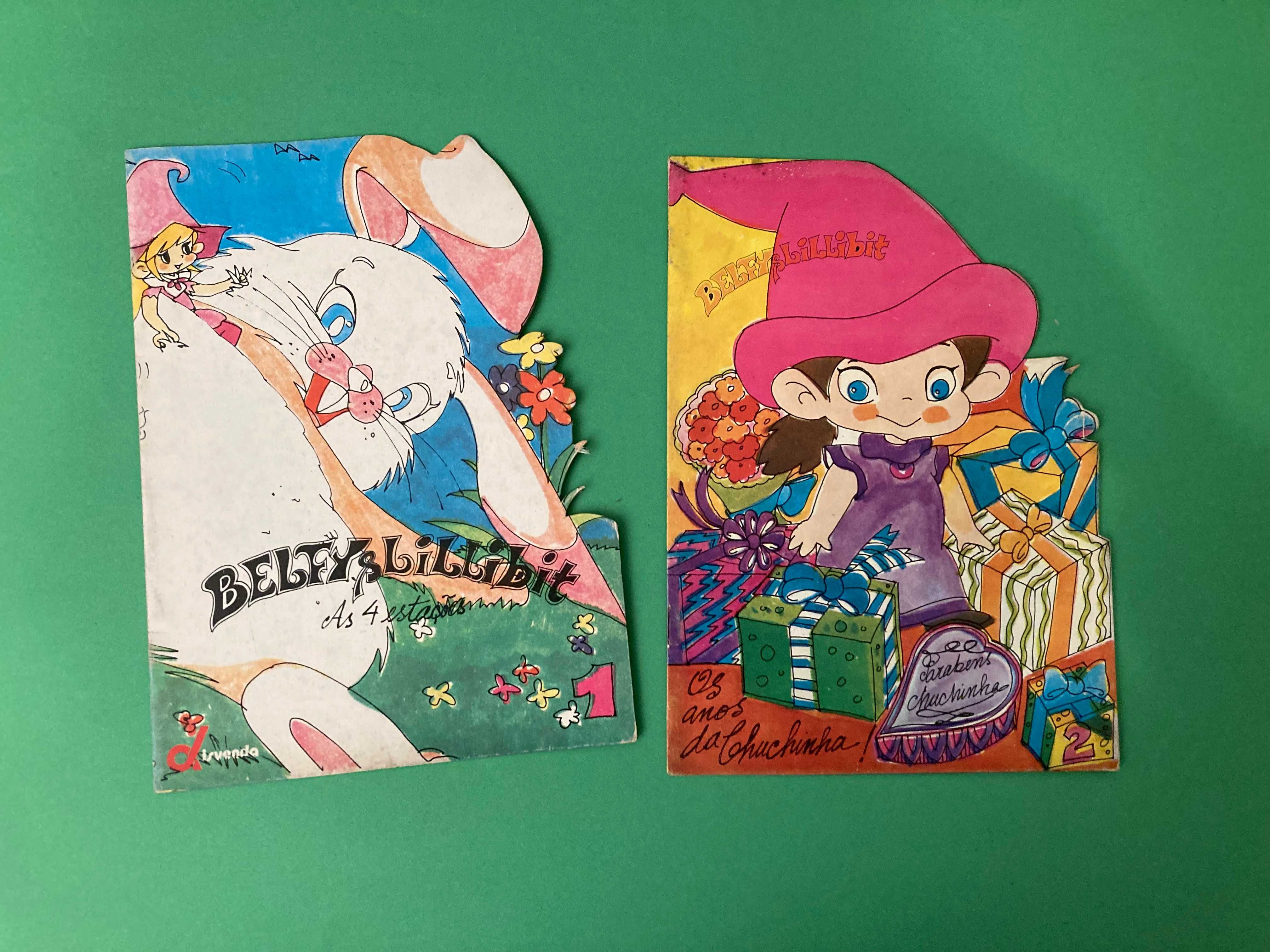 Colecção de 4 Livros Recortados Belfy & Lillibit Anos 80 Disvenda