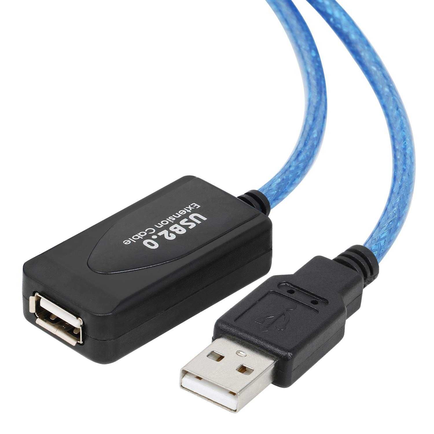 TRIXES kabel przedłużający USB 10 m aktywny wzmacniacz – szybki USB