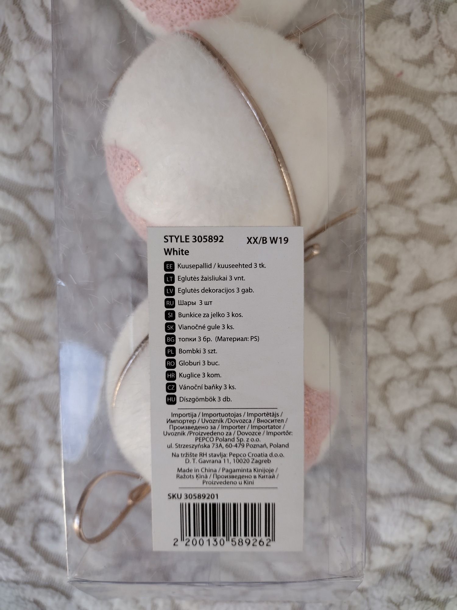 Bombki świąteczne konskie/ jednorożec Pepco
