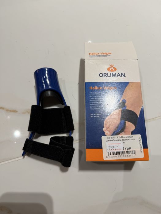 Шина- бандаж для пальця ноги