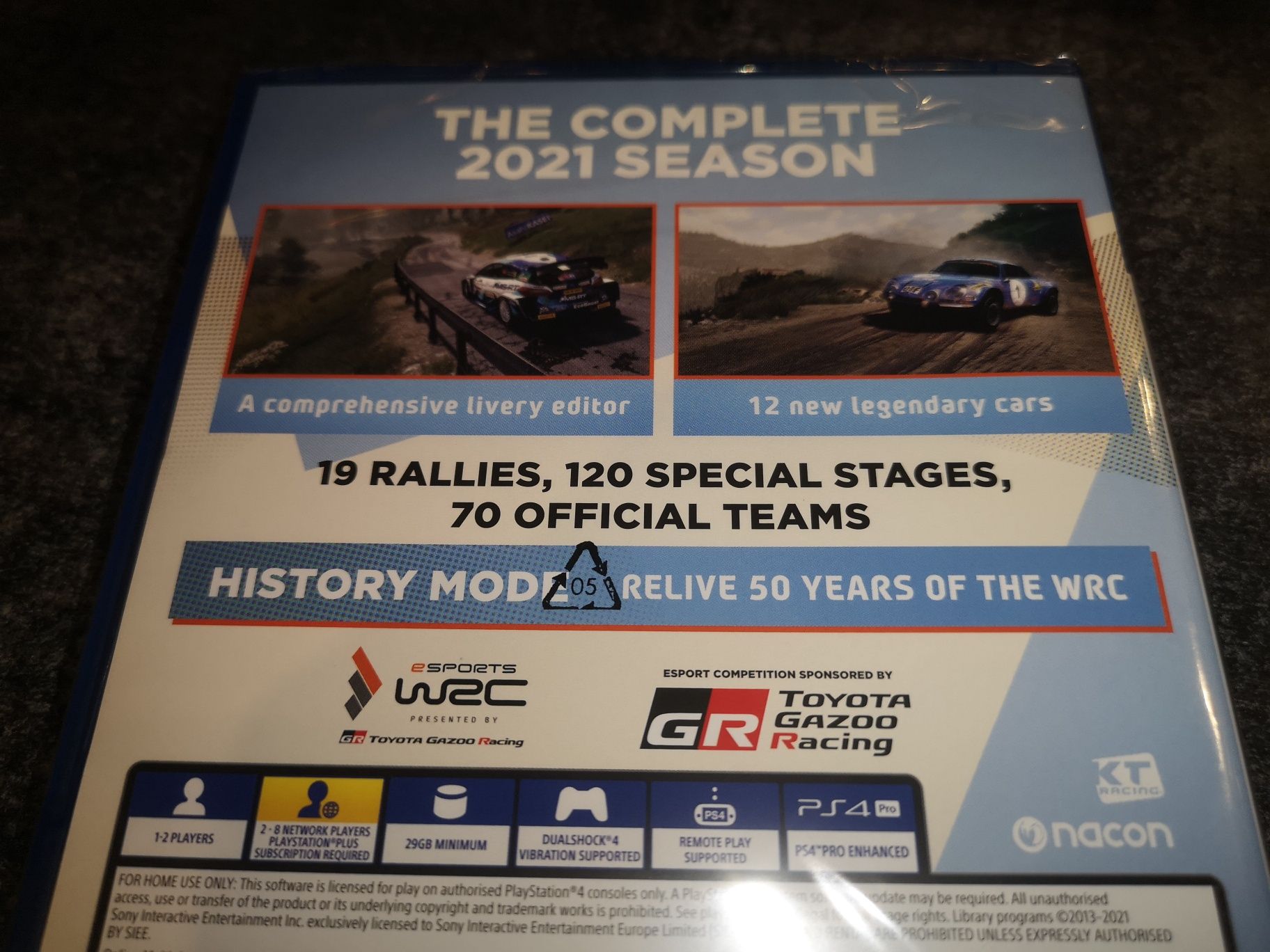 WRC 20 PS4 gra PL (nowa w folii) opcja 2 graczy na jednym TV (sklep)