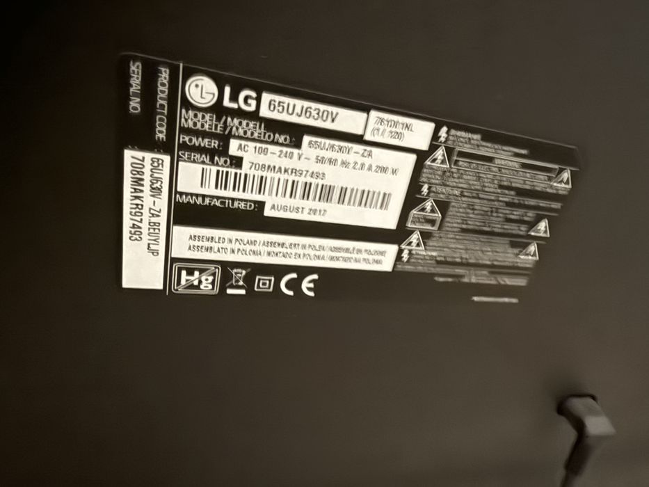 Tv  Lg Ultra HD  4k   65"