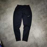 MĘSKIE Lekkie Dresy Sportowe Joggery Nike Biegowe Slim Fit Granatowe