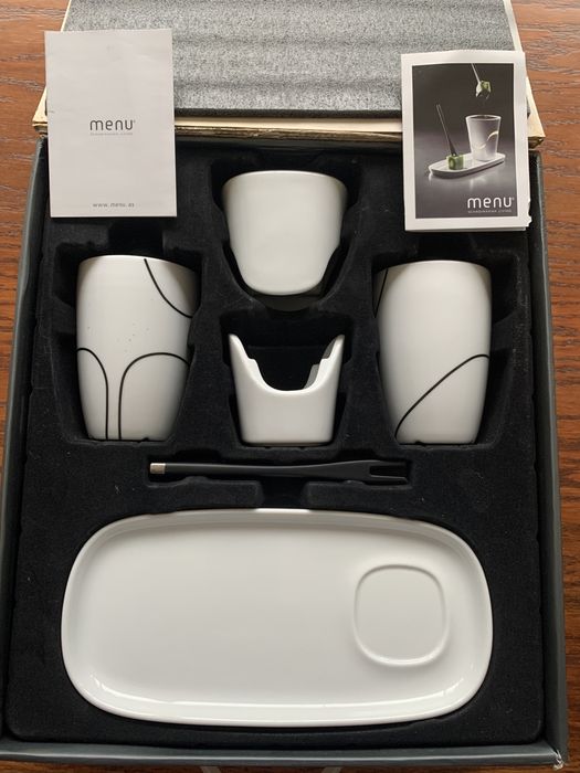 MENU Porcelanowy zestaw do fondue czekoladowego