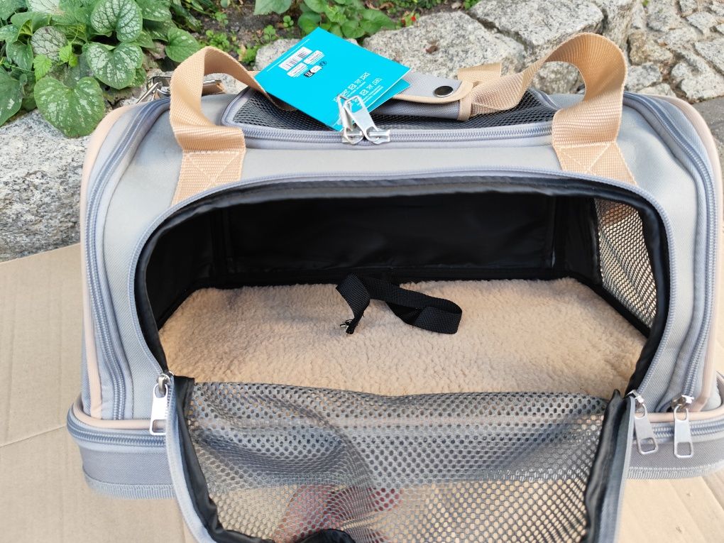 Torba transportowa dla małych psów AniOne - do 7 kg - drobny defekt