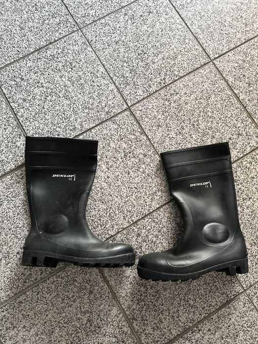 Galochas Dunlop N.o 45 biqueira de aço EPI