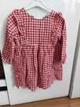 Sukienka 86 H&M kratka czerwona
