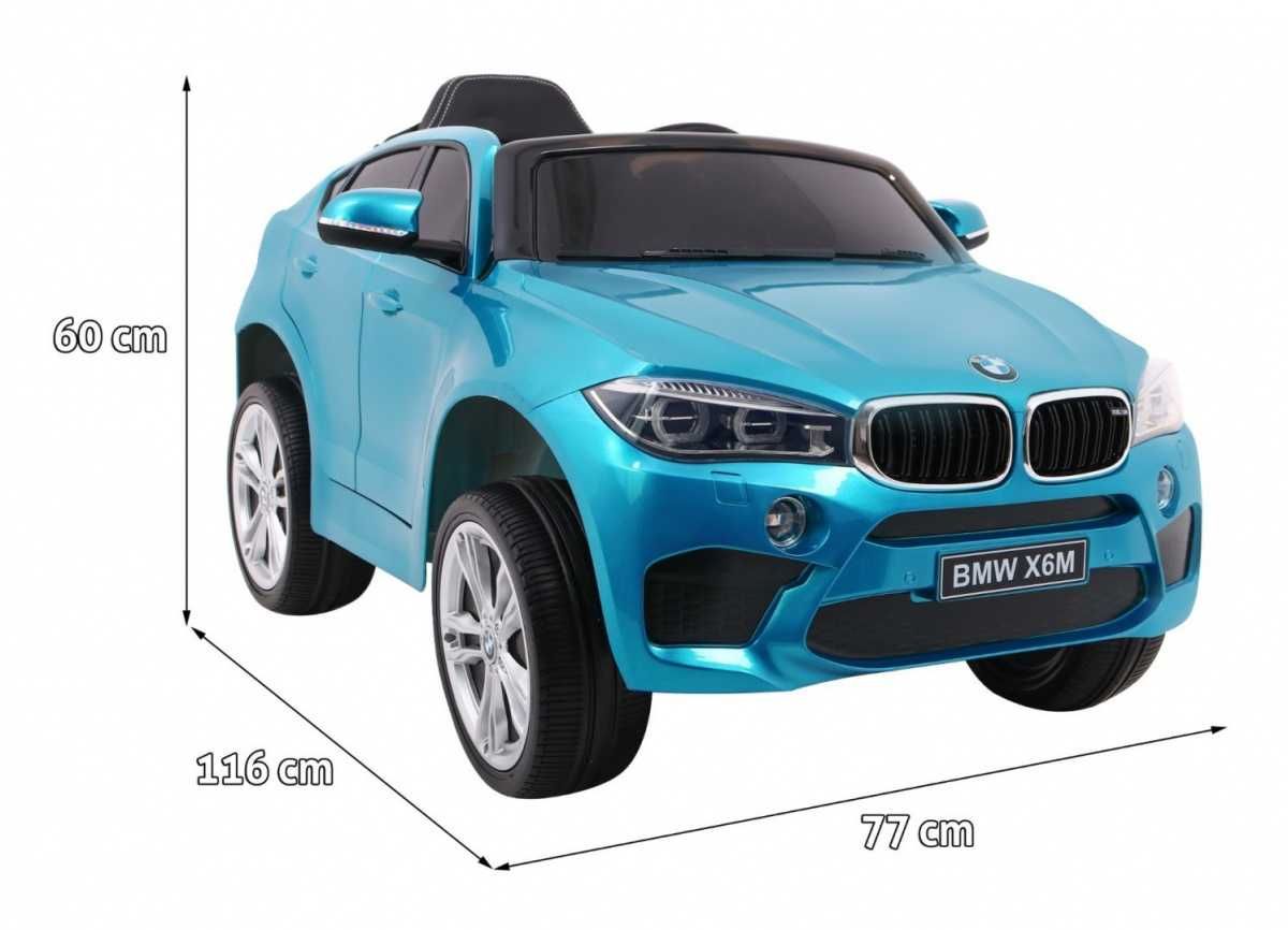 BMW X6M Elektryczne Autko dla dzieci Lakier Niebieski JJ2199