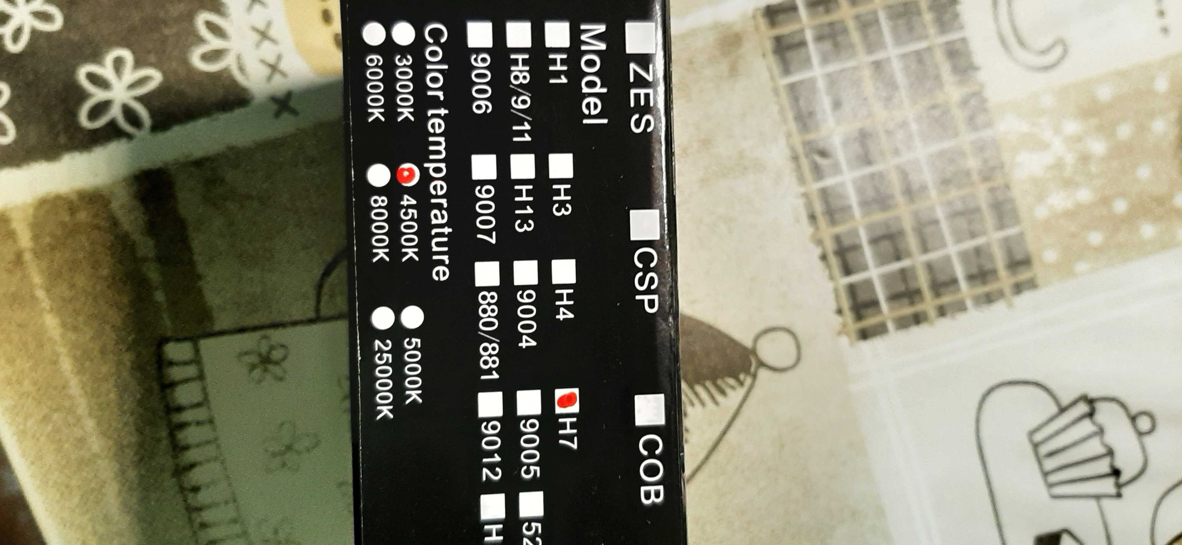 Led лампы Н7 4500К