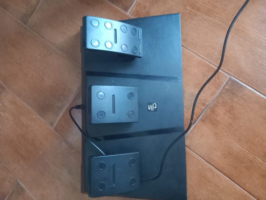 Volante com manete e pedais para play station 4