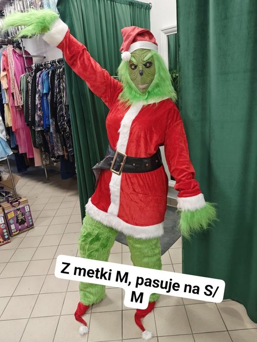 Grinch strój świąteczny Wrocław stroje karnawałowe nowy