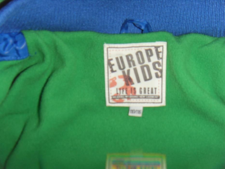 Куртка дитяча дляхлопчика.на флісі- Baseball-98;Europe kids-98/110/116