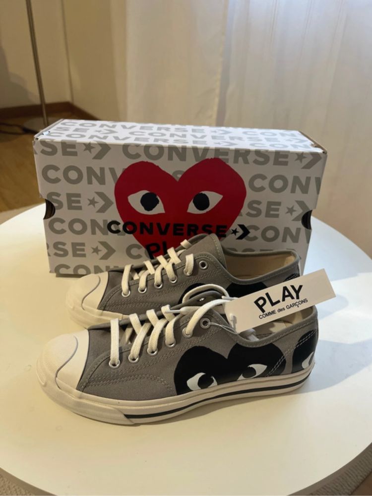 Ténis Converse Play Comme dês Garçons, unisex